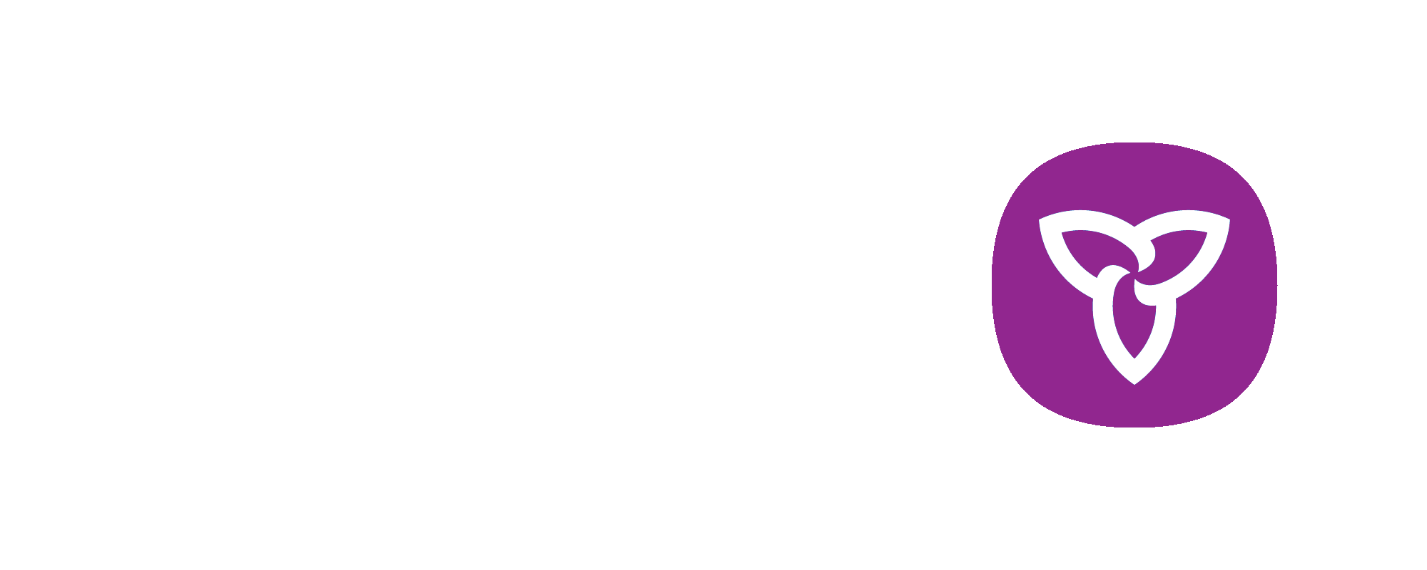 Ontario Trillium logo.